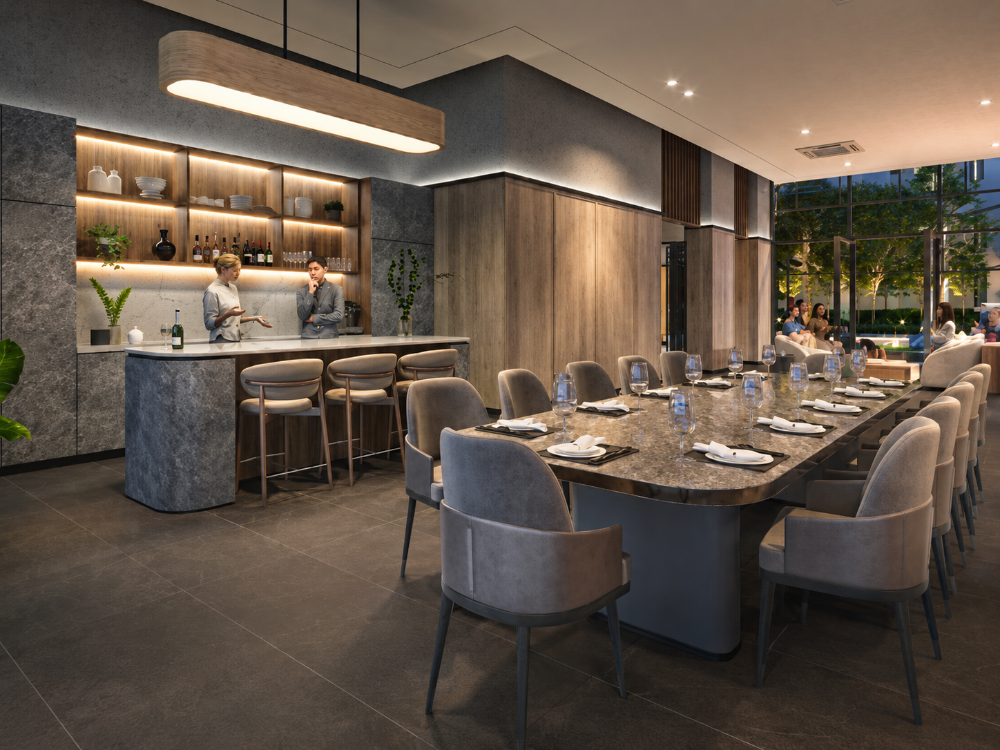 Artist's impression: Gourmet Suite