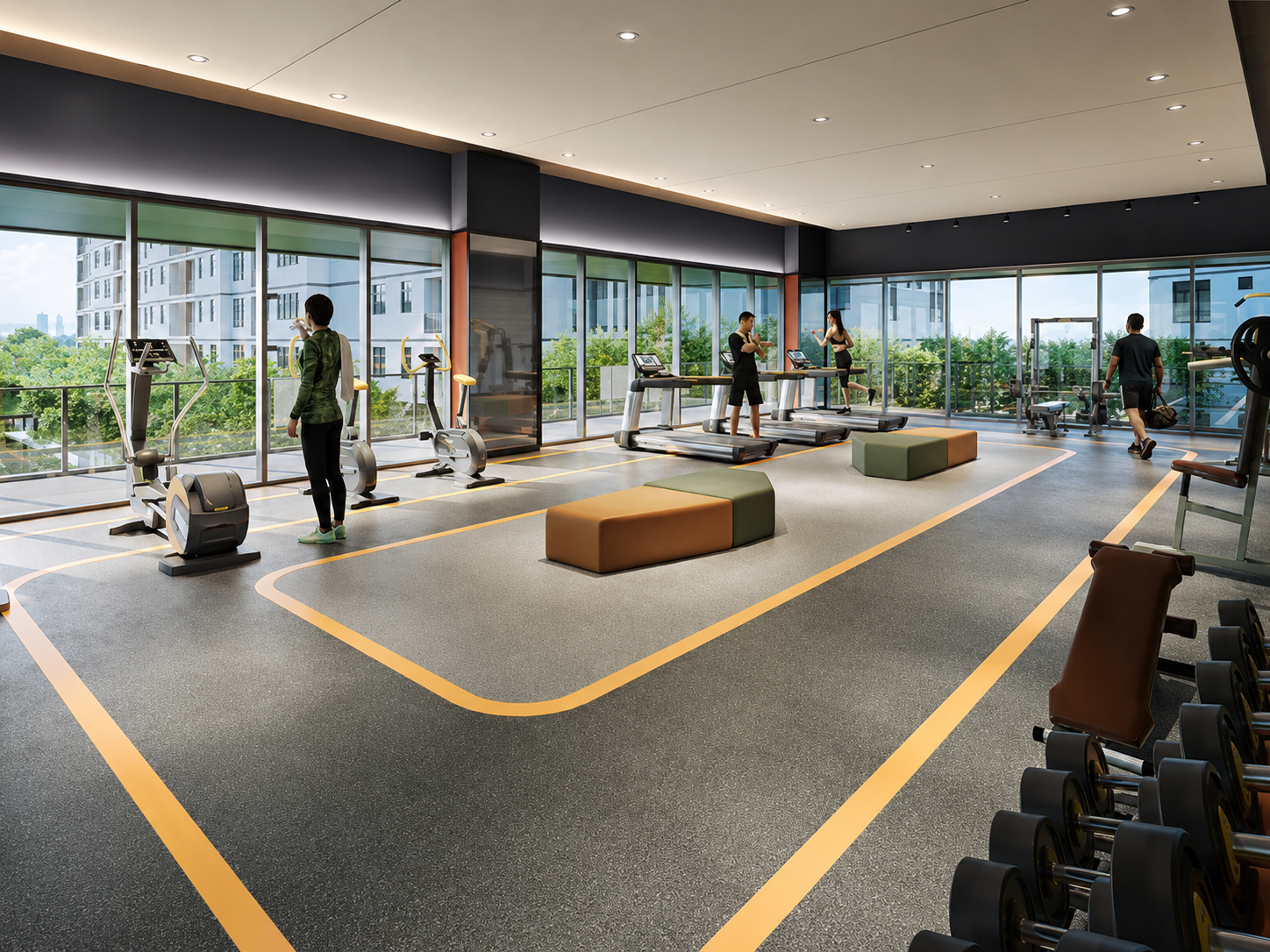 Artist's impression: Gym & Fitness Spaces